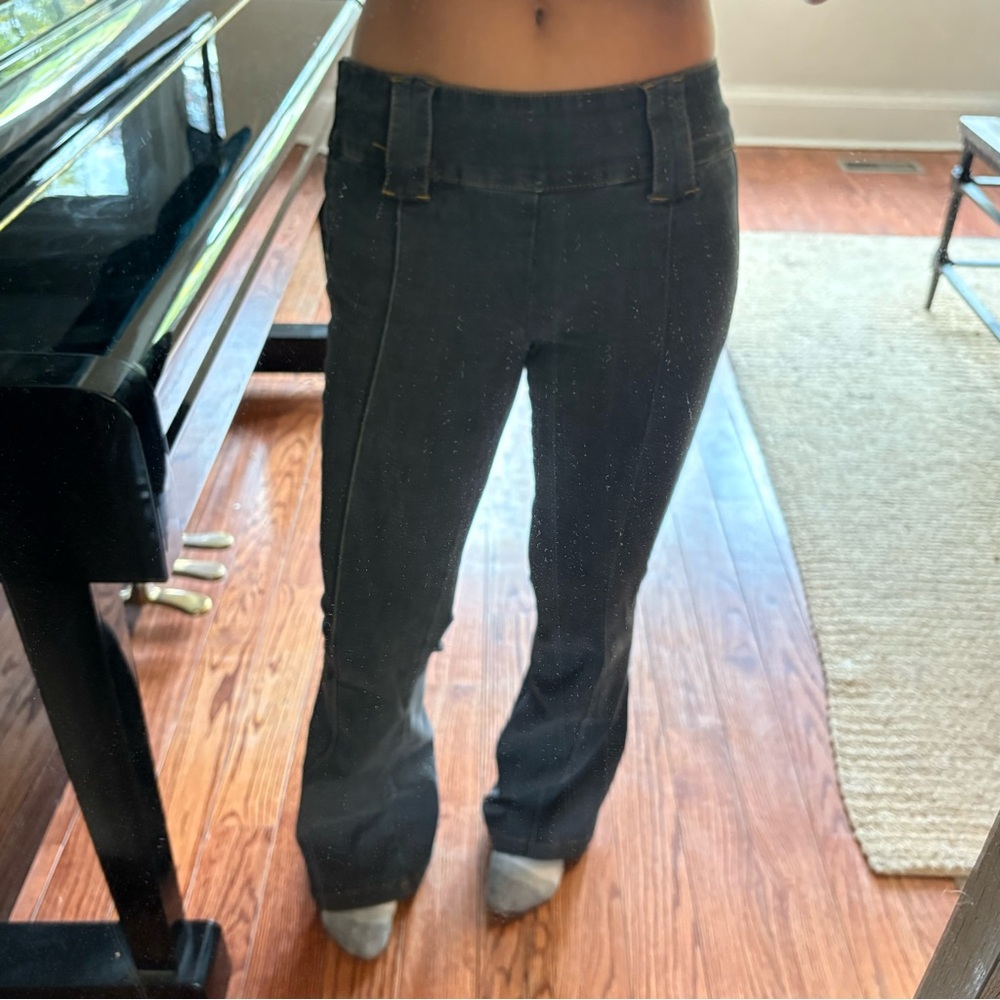 Urban Outfitters BDG Dark Grey Flared Low Mid Rise Jeans